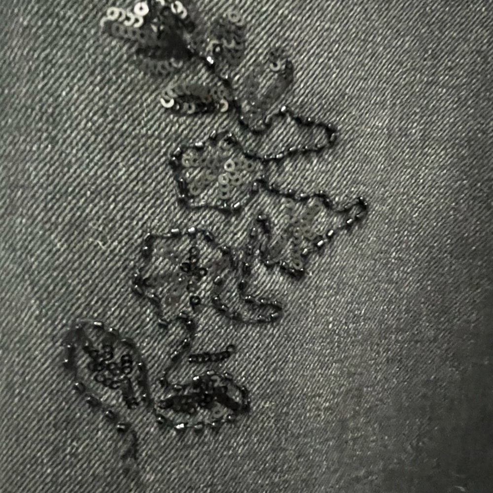 Sandro Black Embellished Women Jeans